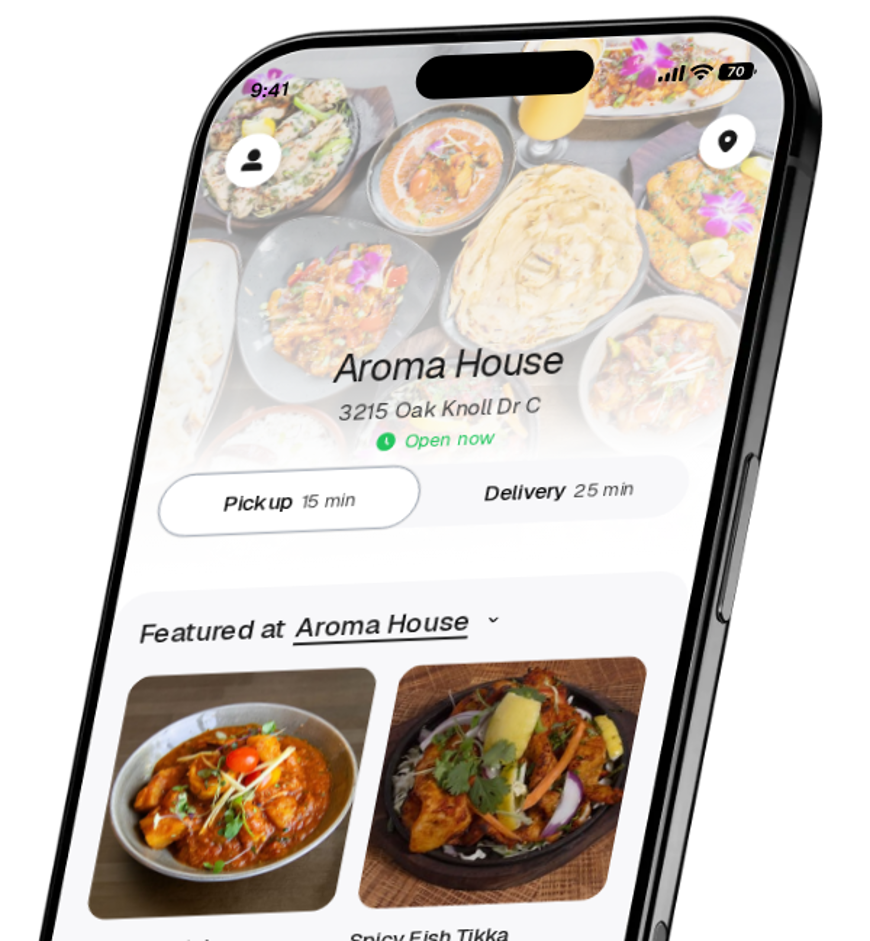 Aroma House app preview