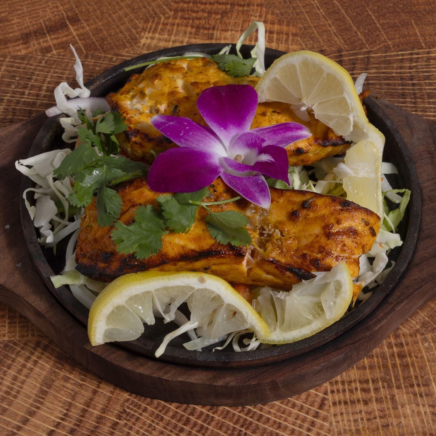 Tandoori Salmon.